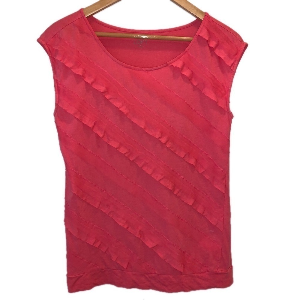Ann Taylor LOFT Ruffle Tier Top